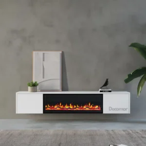 Tv meubel sfeerhaard wit